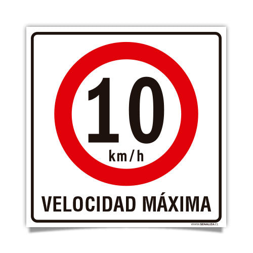 Velocidad Máxima 10km/h