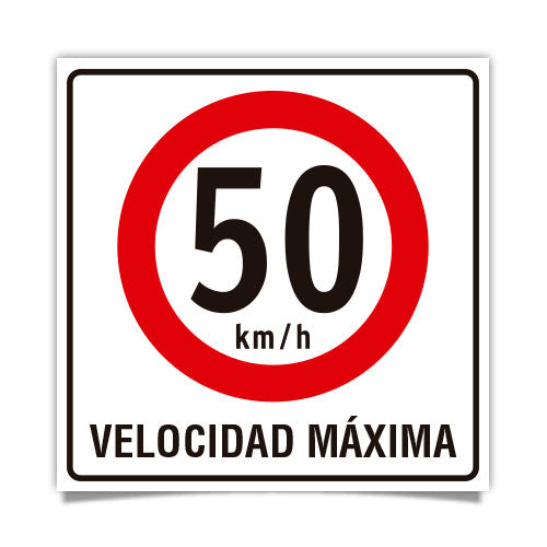 Velocidad Máxima 50km/h