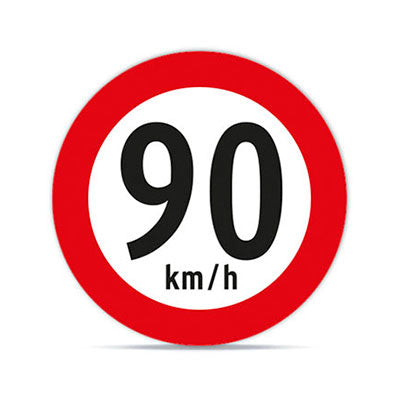 Velocidad Máxima 90 km/h