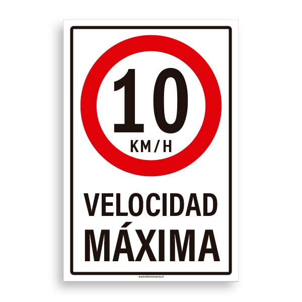 Velocidad Máxima 10km/h
