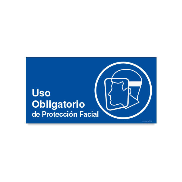 Uso Obligatorio de Protección Facial B