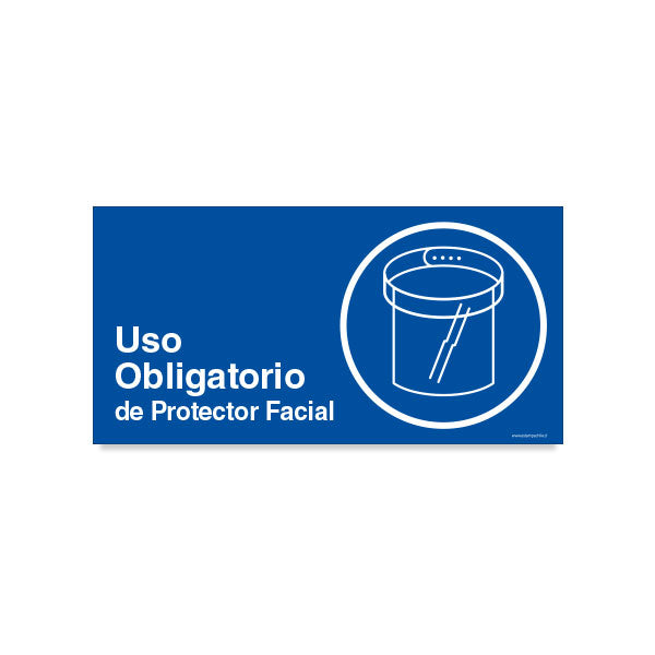 Uso Obligatorio de Protector Facial