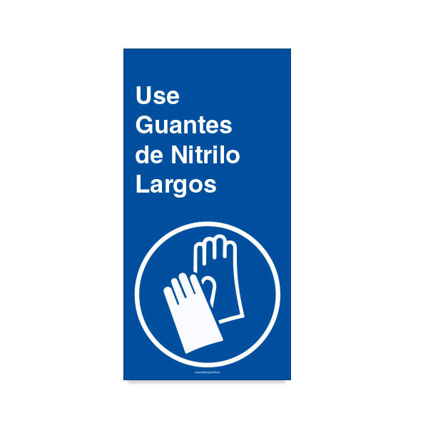 Use Guantes de Nitrilo Largos