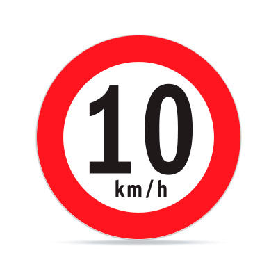 Velocidad Máxima 10 km/h
