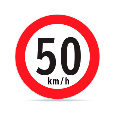 Velocidad Máxima 50 km/h