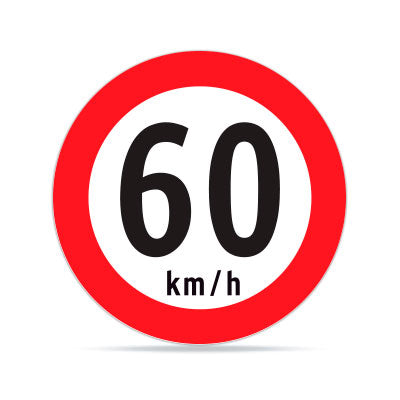 Velocidad Máxima 60 km/h