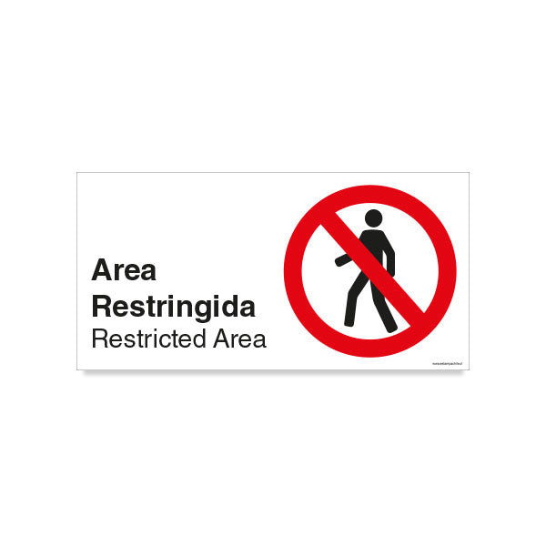 Área Restringida - Restricted Area