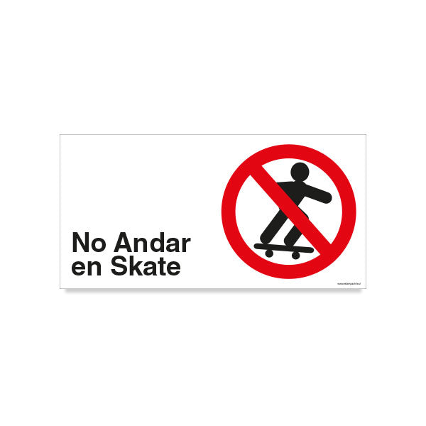 No Andar en Skate