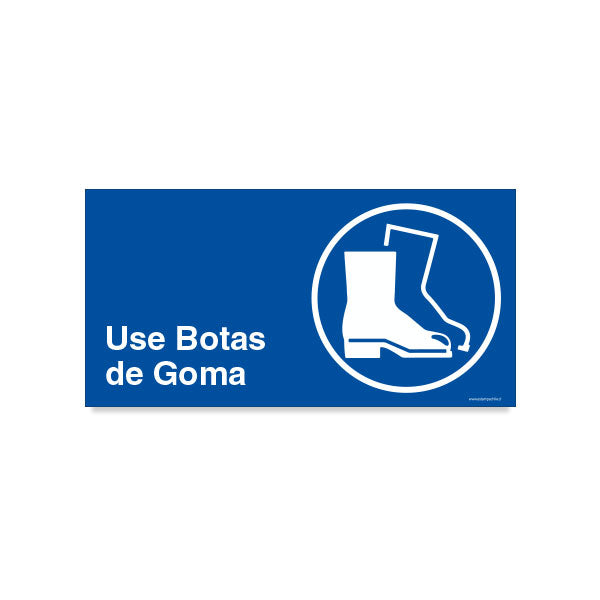 Use Botas de Goma