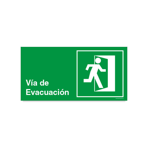 Vía de Evacuación Derecha