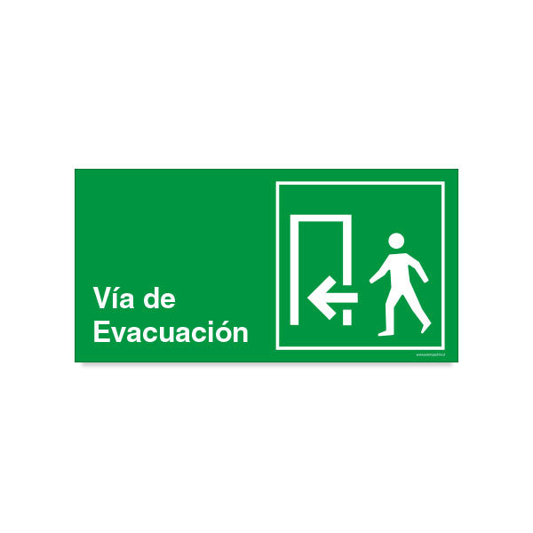 Vía de Evacuación Izquierda B